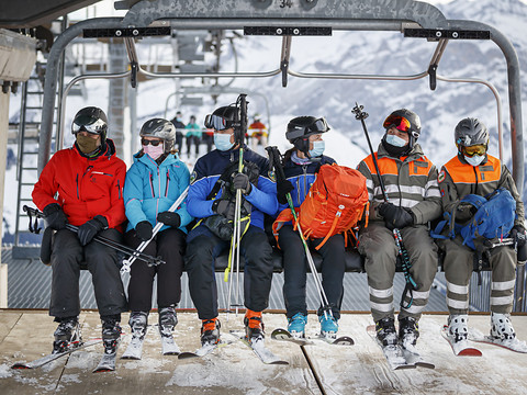 Des gendarmes patrouillent sur les pistes de Villars-sur-Ollon (VD)