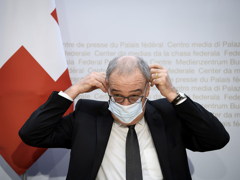 Le conseiller fédéral Guy Parmelin termine sa quarantaine