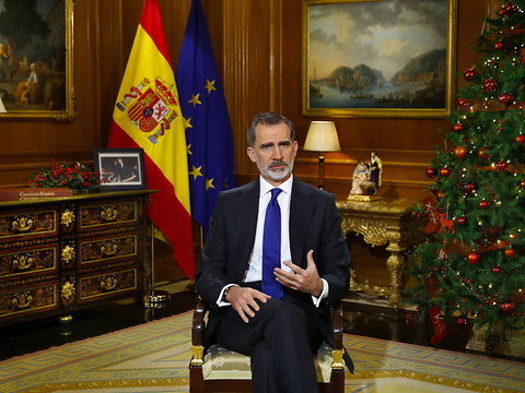 Le roi d'Espagne appelle au respect des 