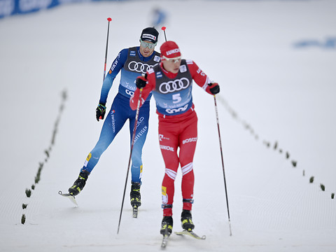 Cologna 6e de la poursuite, Bolshunov impressionne