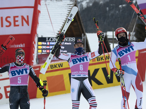Pinturault réussit le doublé, Meillard 3e