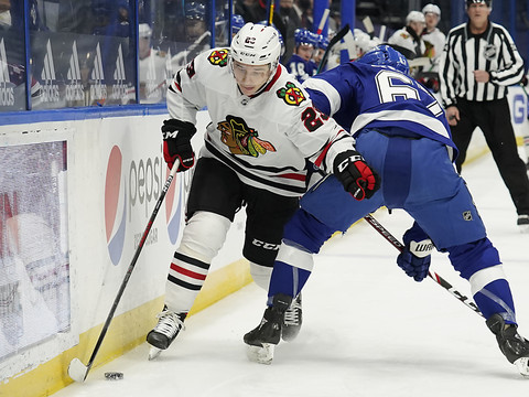Philipp Kurashev inscrit son premier but en NHL
