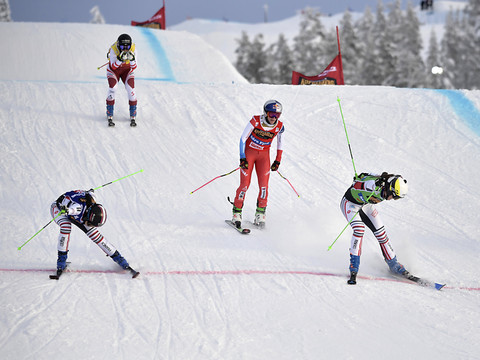Fanny Smith 3e, Jonas Lenherr 2e