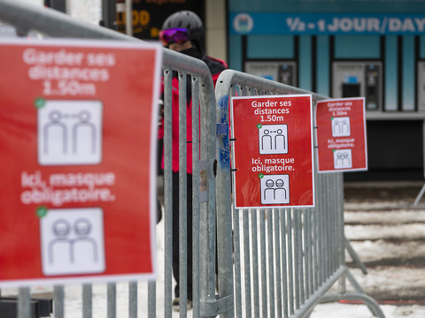 Onze pour cent d'infections en moins malgré les variants