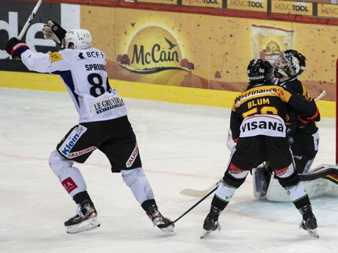 Gottéron s'impose grâce à un triplé de Sprunger