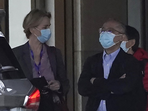 L'OMS dans le premier hôpital pour malades du Covid-19 à Wuhan