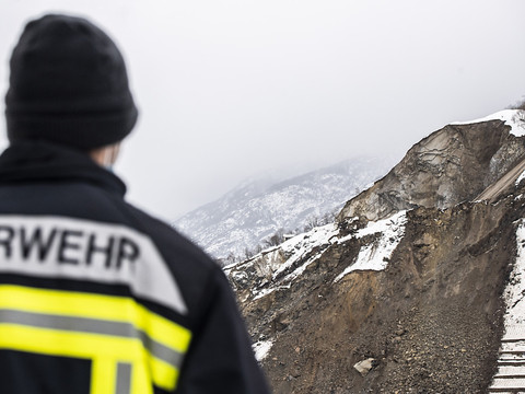 Rochers instables à Rarogne-Niedergesteln