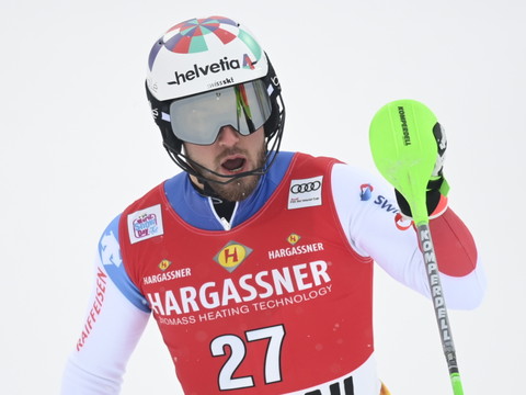 Slalom de Chamonix: Luca Aerni se battra pour le podium