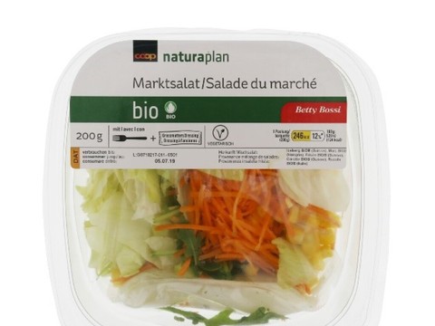 Coop rappelle une salade composée en raison de listerias