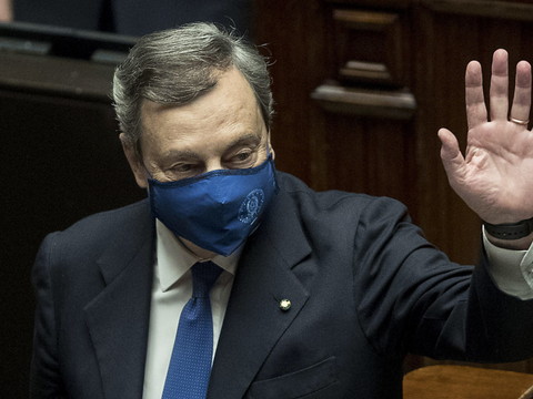 Après les sénateurs, Draghi obtient la confiance des députés