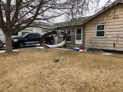 Pluie de débris d'un avion en difficulté sur la ville de Denver
