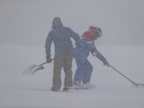Le brouillard joue les trouble-fête à Saalbach