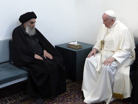 En Irak, le pape et l'ayatollah chiite Sistani s'engagent pour la 