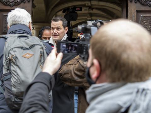 Pierre Maudet n'est pas surpris par son score au premier tour