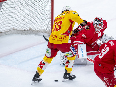 Lausanne stoppe Bienne, Genève-Servette gagne