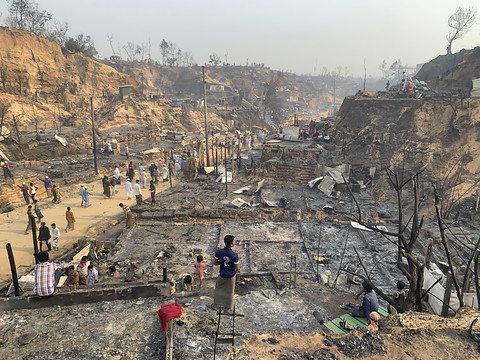 L'ONU parle de 15 victimes dans l'incendie de Cox's Bazar