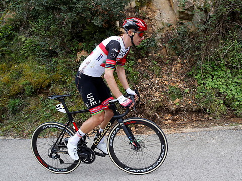 Rui Costa aux côtés de Marc Hirschi sur le Tour de Romandie