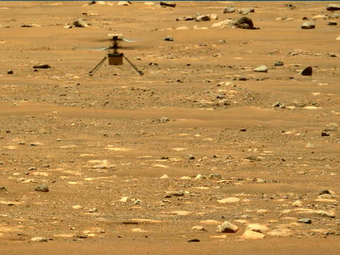 L'hélicoptère Ingenuity vole une deuxième fois sur Mars