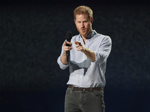 Concert caritatif pour la vaccination avec le Prince Harry