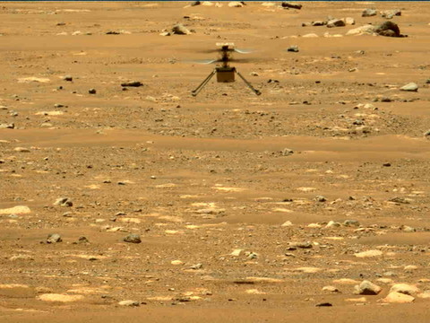 Le son du vol d'Ingenuity enregistré pour la première fois sur Mars