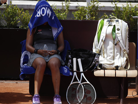 Naomi Osaka battue d'entrée à Rome