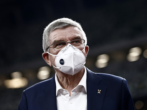 Le président du CIO à Tokyo le 12 juillet