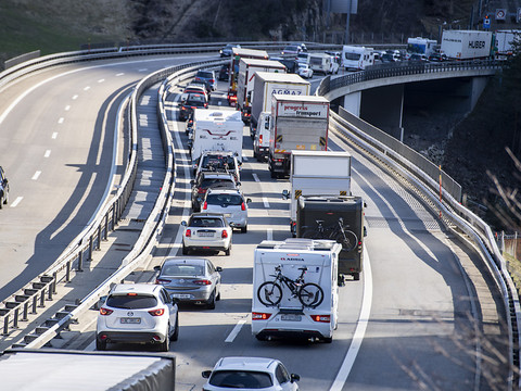 Bouchons au Gothard: retour à des dimensions d'avant-Covid