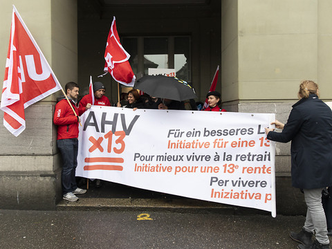 13e rente AVS: les signatures ont été remises à la Chancellerie