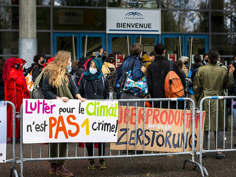 Acquittement général demandé au procès climatique à Granges-Paccot