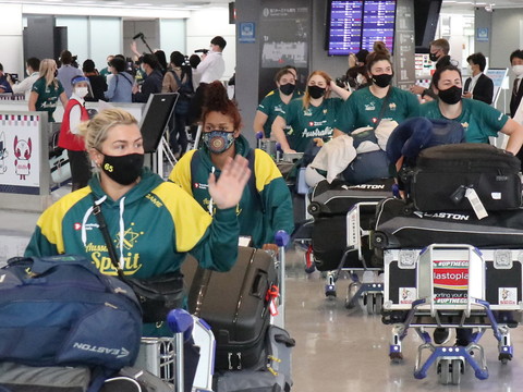 Les premières sportives olympiques sont arrivées au Japon
