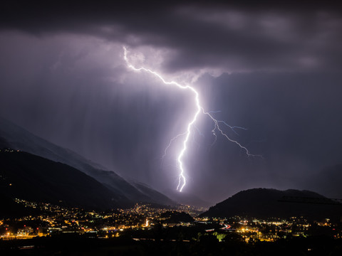 Une partie de la Suisse balayée par de fortes précipitations