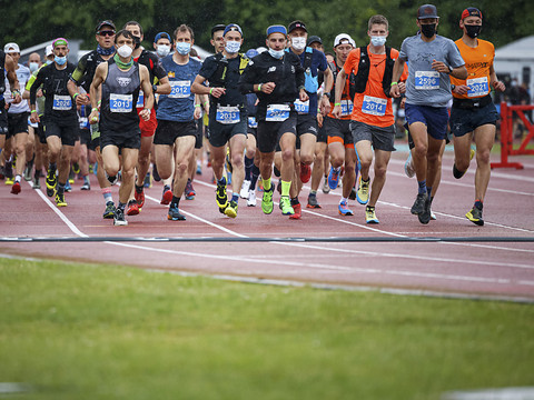 Le Swiss Canyon Trail, un des premiers événements sportifs, en test