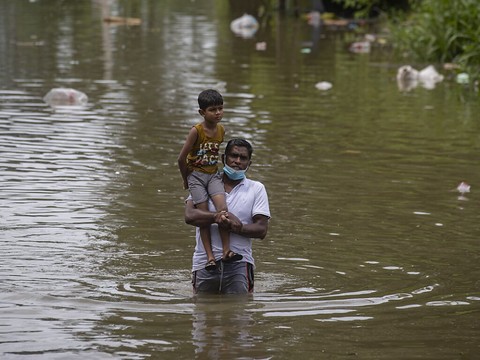 Mousson au Sri Lanka: 16 morts dans des inondations et glissements de terrain