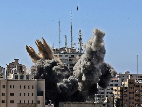 Système de brouillage dans l'immeuble de médias, selon Israël