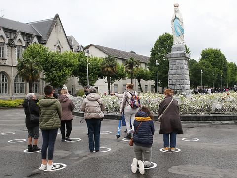 En France, retour progressif des pèlerinages à Lourdes
