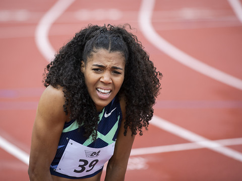 Mujinga Kambundji 3e sur 200 m à Florence