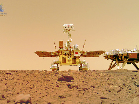 La Chine laisse sa trace sur Mars