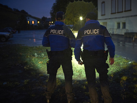 Situation sous contrôle à la place de la Planta à Sion
