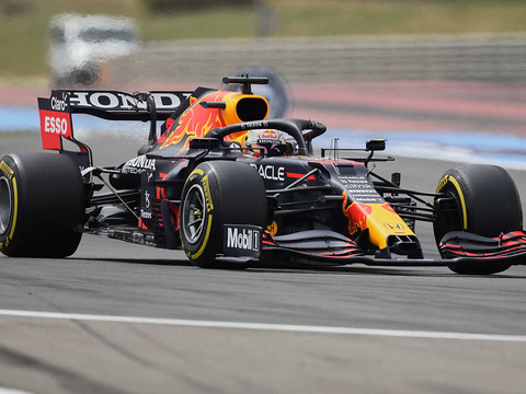 Verstappen (Red Bull) en pole position au Grand Prix de France