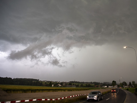 Des violents orages et de la grêle s'abattent sur la Suisse romande