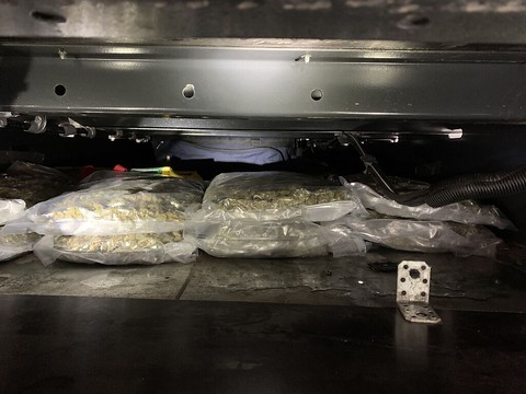 Saisie de 55 kilos de cannabis dans un camion à la douane à Bâle