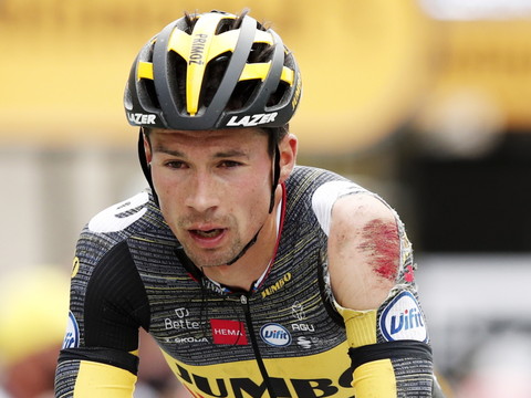 Les abandons et les blessés avant la 4e étape