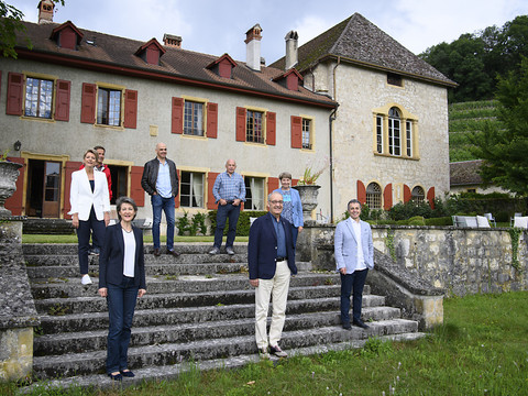 Les conseillers fédéraux en excursion en terre vaudoise