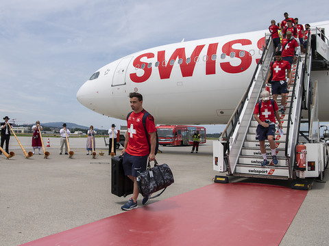 L'équipe nationale est de retour en Suisse