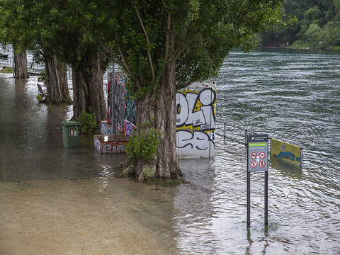 Genève: l'Arve et le Léman sont encore montés