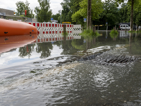 L'Aar en ville de Berne a atteint le niveau de danger maximal