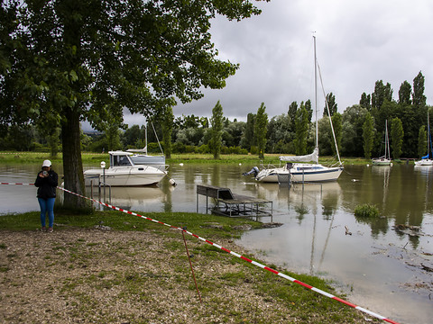 Inondée, Yverdon craint l'arrivée de la bise