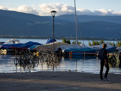 Lac de Neuchâtel: des centaines de bâtiments inondés