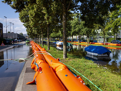 La crue du Lac de Neuchâtel ralentit