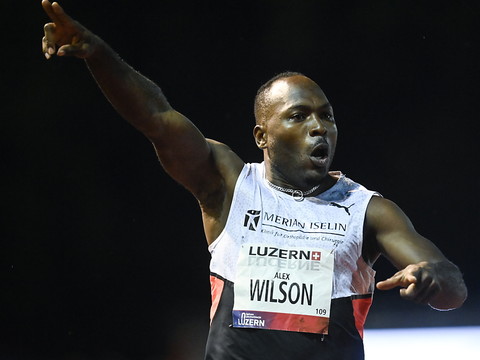 Alex Wilson bat le record d'Europe du 100 m !